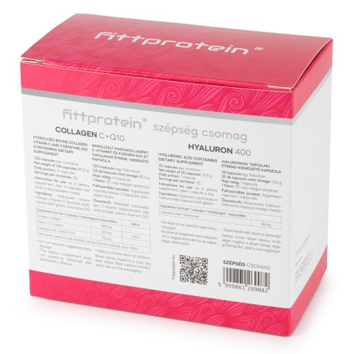 Fittprotein Szépség Csomag (Collagen C+Q10 + Hyaluron 400)
