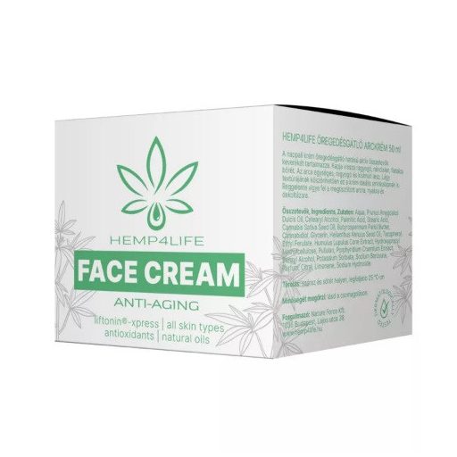 Hemp4Life Öregedésgátló CBD Arckrém 50 ml