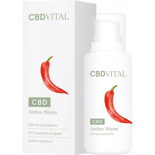 CBDVital Arthro WARM melegítő balzsam 250 mg CBD