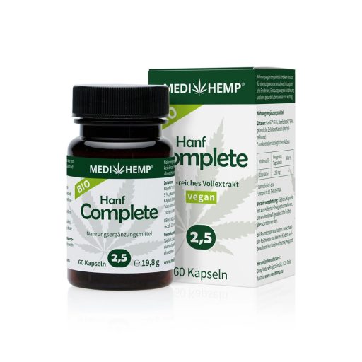 Medihemp Hanf Complete CBD kapszula 2,5% 