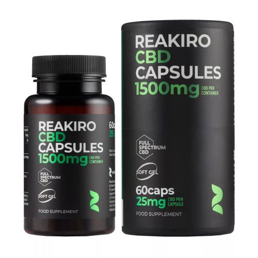 Reakiro CBD kapszula 25 mg 60 db