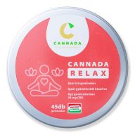 Cannada Relax CBD Gumicukor Eper ízű 25 mg