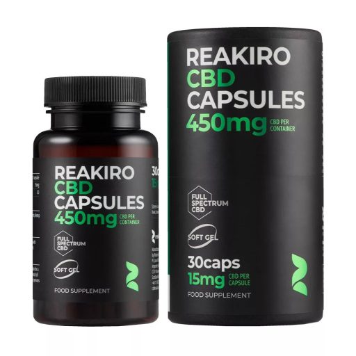 Reakiro CBD kapszula 15 mg 30 db