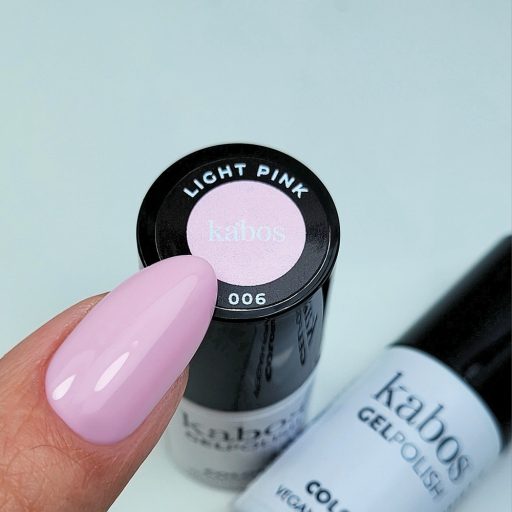 Kabos GelPolish Hema és Di-Hema mentes Light Pink