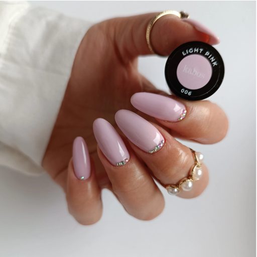 Kabos GelPolish Hema és Di-Hema mentes Light Pink