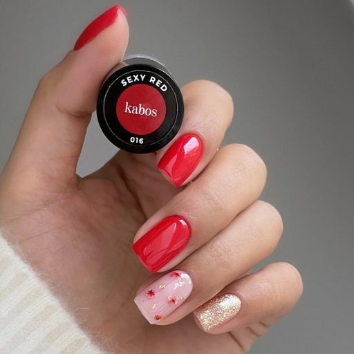 Kabos GelPolish Hema és Di-Hema mentes Sexy Red