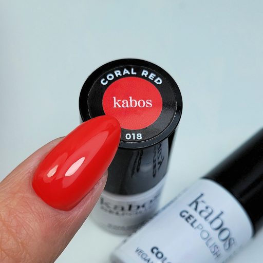Kabos GelPolish Hema és Di-Hema mentes Coral Red