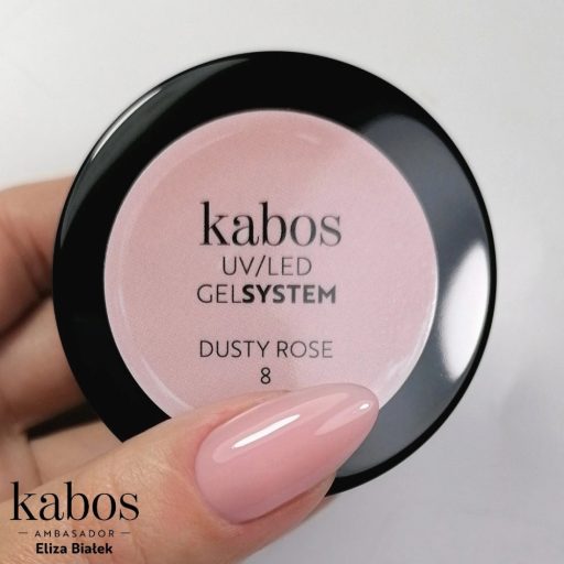 Kabos Luxury Gloss Dusty Rose építő zselé